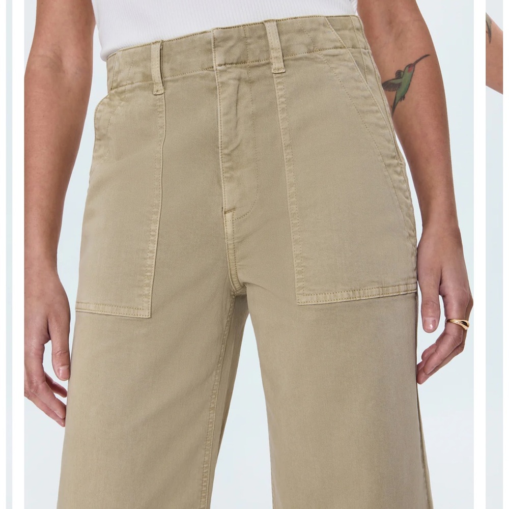 Pistola - SOPHIA WIDE LEG PANT - ARTICHOKE - Picture 2 of 8